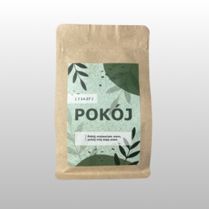 KAWA ZIARNISTA 100% ARABICA 250g - "POKÓJ"