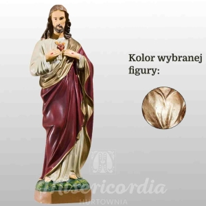 SERCE PANA JEZUSA 55CM WŁOSKIE ZŁOTO (115)