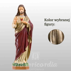 SERCE PANA JEZUSA 52CM ZŁOTY (116)