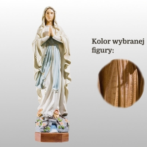 MATKA BOŻA LOURDES 65CM DREWNO (504)