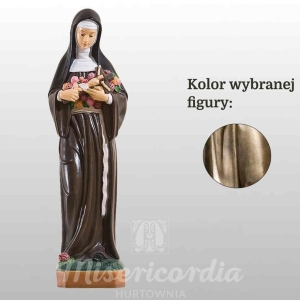 ŚW. TERESA OD DZIECIĄTKA JEZUS  40CM ZŁOTY (853)