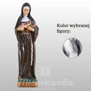 ŚW. TERESA OD DZIECIĄTKA JEZUS  40CM SREBRNY (853)