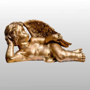 ANIOŁEK LEŻĄCY 40x20CM ZŁOTY (942)