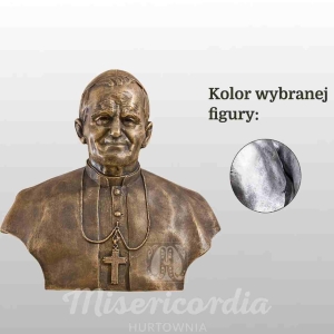 POPIERSIE OJCA ŚW. JANA PAWŁA II 60CM SREBRNY (651)