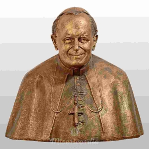 POPIERSIE OJCA ŚW. JANA PAWŁA II 70CM ZŁOTY (650)