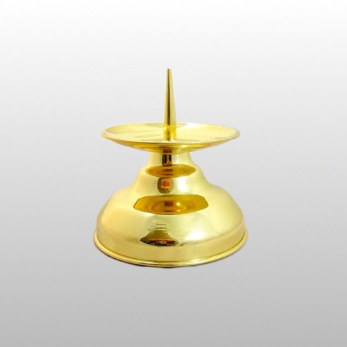 LICHTARZ MOSIĘŻNY L1 9CM Z OBCIĄŻNIKIEM - O TALERZYKA 11,5 CM