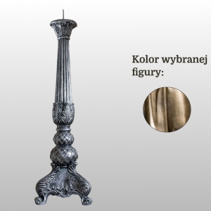 LICHTARZ ŻYWICZNY 74 CM ZŁOTY (965)