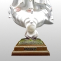 FIGURA MATKA BOŻA FATIMSKA SZKLANE OCZY 44 CM 04.1035