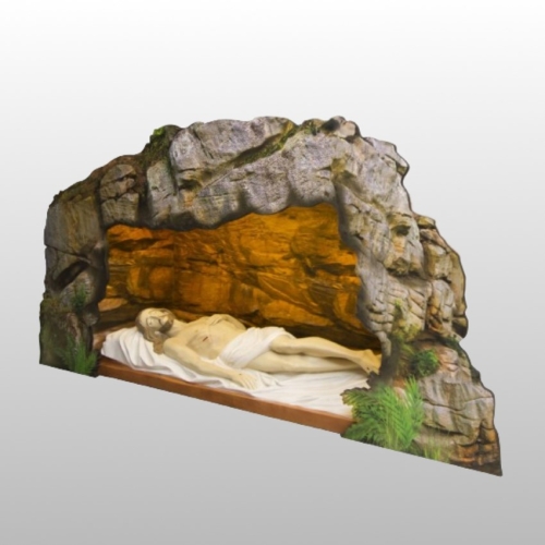 SZOPO-GRÓB, GROTA NA FIGURĘ JEZUS DO GROBU 65cm