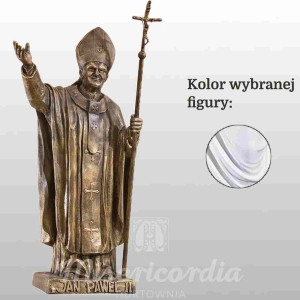 FIGURA OJCA ŚW. JANA PAWŁA II 90CM BIAŁY (657)