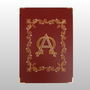 ETUI NA EWANGELIARZ - OZDOBNE A&Ω HAFT + OZDOBNE A&Ω HAFT (28806)