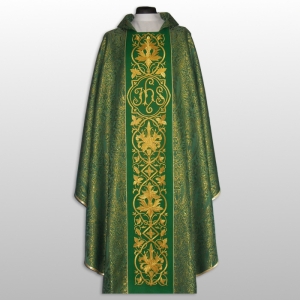 ORNAT. HAFTOWANY ROZETA ZIELONY "ANIOŁY" (35748)