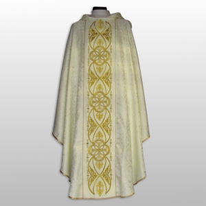 ORNAT HAFTOWANY ROZETA ECRU (42891)