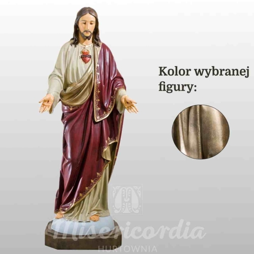 SERCE PANA JEZUSA 165CM ZŁOTY (103)