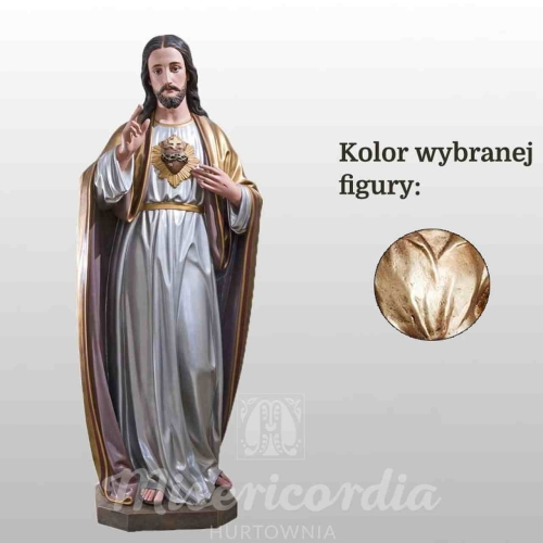 SERCE PANA JEZUSA 140CM WŁOSKIE ZŁOTO (104)