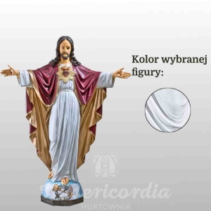 SERCE PANA JEZUSA 135CM BIAŁY (105)