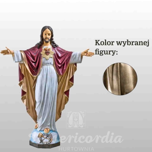 SERCE PANA JEZUSA 135CM ZŁOTY (105)