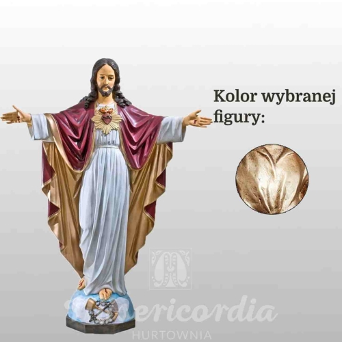 SERCE PANA JEZUSA 135CM WŁOSKIE ZŁOTO (105)