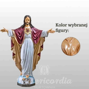 SERCE PANA JEZUSA 135CM DREWNO (105)