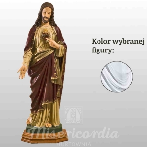 SERCE PANA JEZUSA 110CM BIAŁY (107)