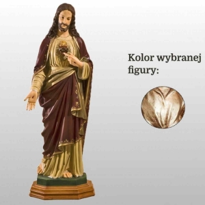 SERCE PANA JEZUSA 110CM WŁOSKIE ZŁOTO (107)