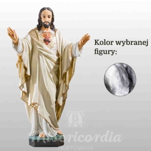 SERCE PANA JEZUSA 105CM SREBRNY (108)