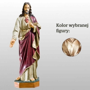 SERCE PANA JEZUSA 100CM WŁOSKIE ZŁOTO (109)