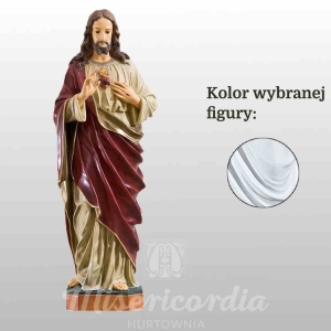 SERCE PANA JEZUSA 85CM BIAŁY (111)