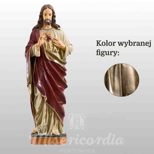 SERCE PANA JEZUSA 85CM ZŁOTY (111)
