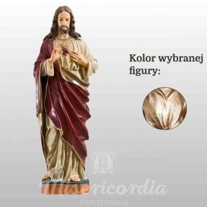 SERCE PANA JEZUSA 85CM WŁOSKIE ZŁOTO (111)