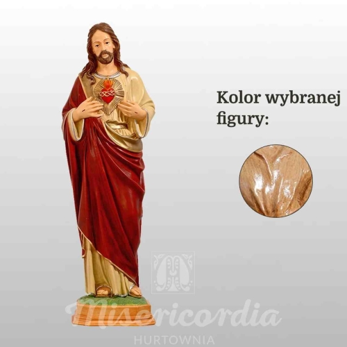 SERCE PANA JEZUSA 80CM DREWNO (112)