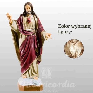 SERCE PANA JEZUSA 70CM WŁOSKIE ZŁOTO (113)