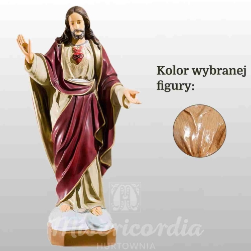 SERCE PANA JEZUSA 70CM DREWNO (113)