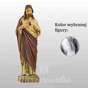 SERCE PANA JEZUSA 40CM SRERBNY (117)