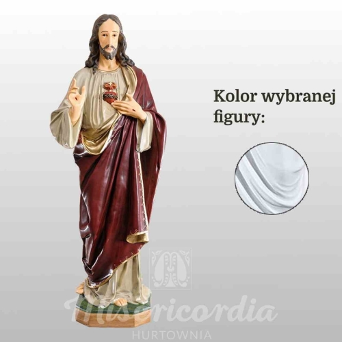 SERCE PANA JEZUSA 125CM BIAŁY (124)