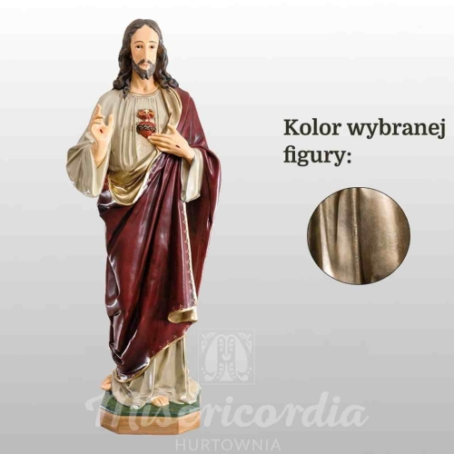 SERCE PANA JEZUSA 125CM ZŁOTY (124)