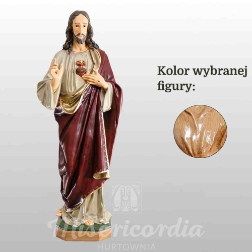 SERCE PANA JEZUSA 125CM DREWNO (124)