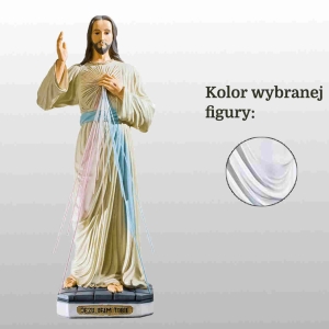 JEZUS MIŁOSIERNY (JEZU UFAM TOBIE) 120CM BIAŁY (151)