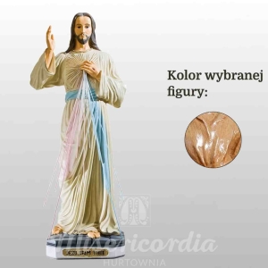 JEZUS MIŁOSIERNY (JEZU UFAM TOBIE) 120CM DREWNO (151)