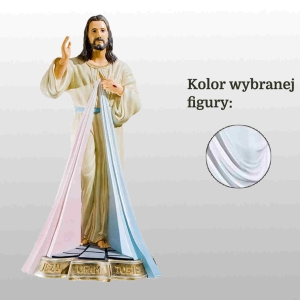 JEZUS MIŁOSIERNY (JEZU UFAM TOBIE) 90CM BIAŁY (152)