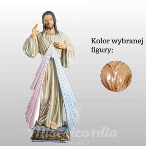 JEZUS MIŁOSIERNY (JEZU UFAM TOBIE) 75CM DREWNO (154)