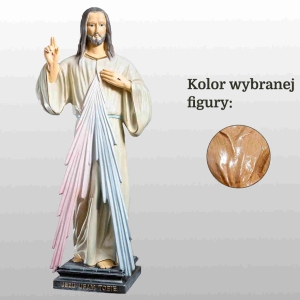 JEZUS MIŁOSIERNY(JEZU UFAM TOBIE) 60CM DREWNO (156)
