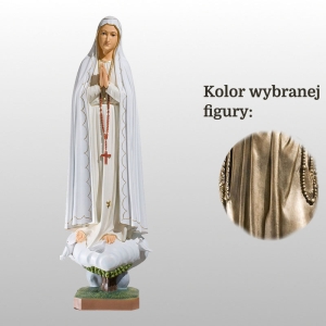 MATKA BOŻA FATIMSKA 80CM ZŁOTY (554)