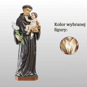 ŚW. ANTONI Z PADWY 80CM WŁOSKIE ZŁOTO (703)