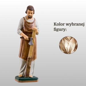 ŚW. JÓZEF RZEMIEŚLNIK 80CM WŁOSKIE ZŁOTO (757)