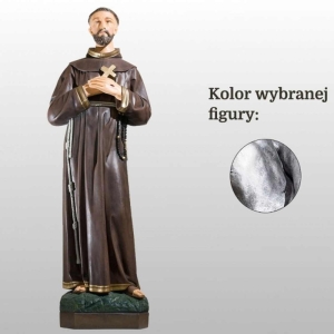 ŚW. FRANCISZEK 100CM SREBRNY (804)