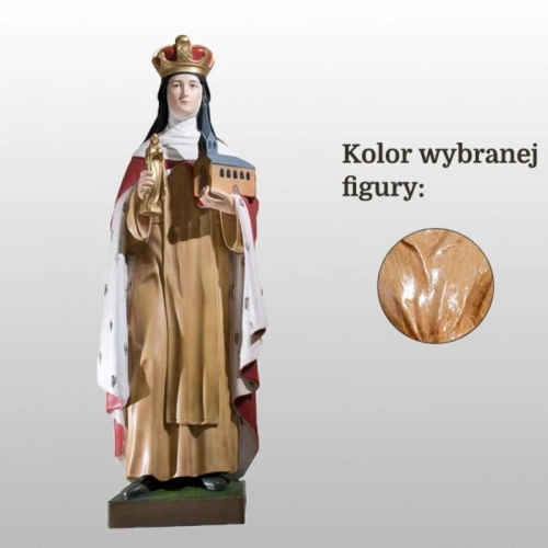 ŚW. JADWIGA ŚLĄSKA 115CM DREWNO (822)