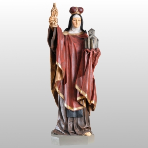 ŚW. JADWIGA ŚLĄSKA 65CM KOLOR (824)