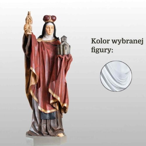 ŚW. JADWIGA ŚLĄSKA 65CM BIAŁY (824)