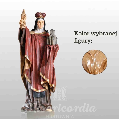 ŚW. JADWIGA ŚLĄSKA 65CM DREWNO (824)